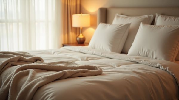 Avoir un sommeil profond avec un kit de sommeil et une couverture lourde