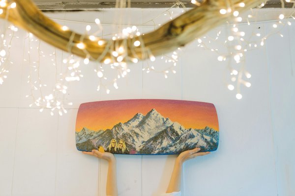 Découvrez l'élégance des tableaux montagne d'alessio cacciatore